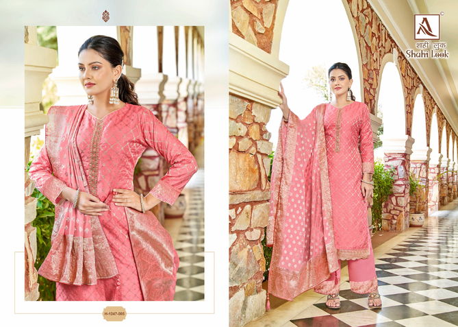 Shahi Look By Alok Suit Embroider Designer Salwar Suits